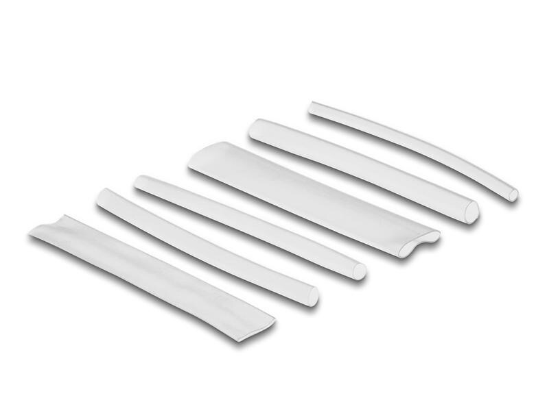 Delock Schrumpfschlauch 135-teilig Sortimentsbox, transparent