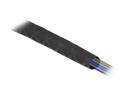 Delock Schrumpfschlauch X-Muster rutschfest 1 m x 40 mm Schwarz