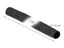 Delock Schrumpfschlauch X-Muster rutschfest 1 m x 50 mm Schwarz