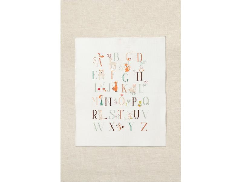 DMC Stickset Gift of Stitch Tieralphabet, 25.7 x 35.5 cm