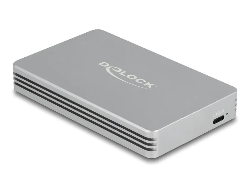 Delock Externes Gehäuse M.2 NVMe USB4 40 Gbps