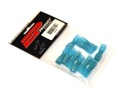 EP Flachsteckhülse WP 6.3 x 0.8 mm, weiblich, Blau, 10 Stk.