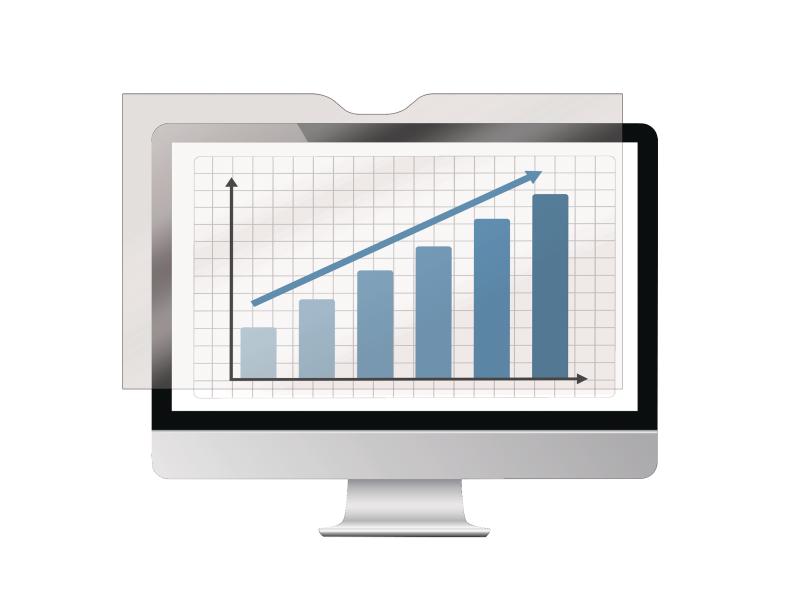 Fellowes Monitor-Bildschirmfolie Privacy 24/16:10