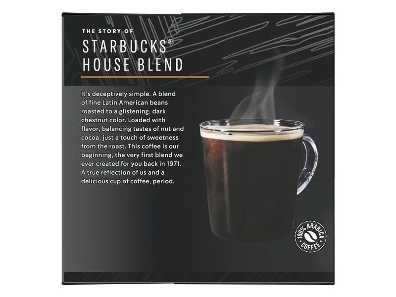 Starbucks Kaffeekapseln House Blend Americano 12 Stück