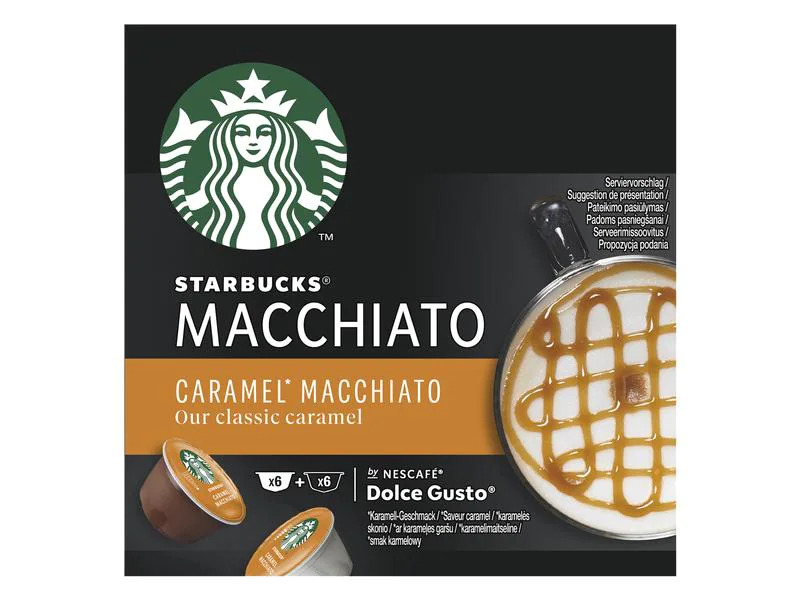Starbucks Kaffeekapseln Caramel Macchiato 6 Portionen