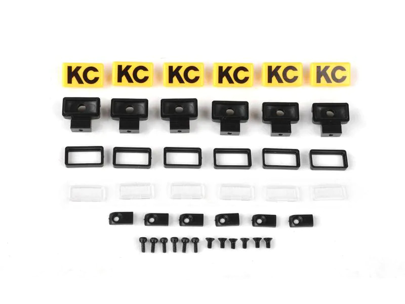 RC4WD Modellbau-Beleuchtung KC HiLiTES Rechteckig mit Covers