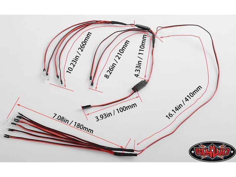 RC4WD Modellbau-Beleuchtung Land Crusier LED-Set