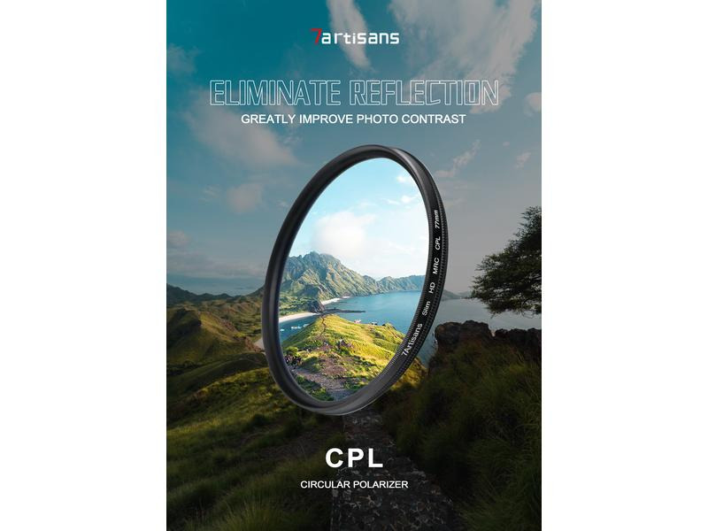 7Artisans Polfilter CPL – 62 mm