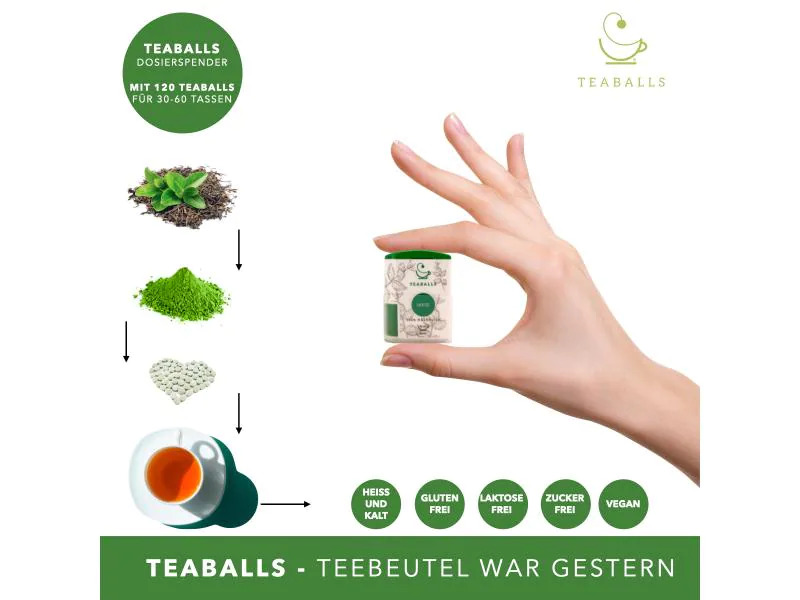 TEABALLS Teaballs Ingwer Naturtrüb 140 Stück