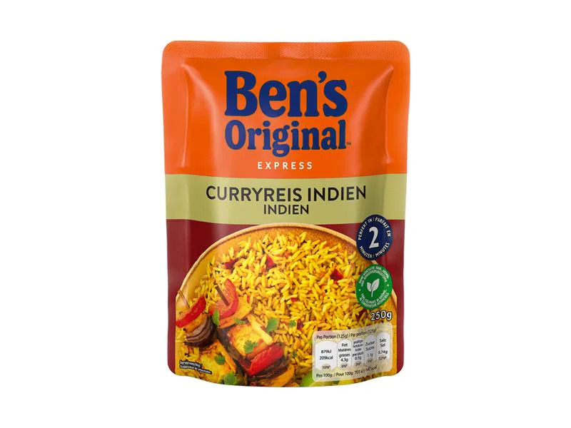 Uncle Ben's Expressreis Indisch 3 x  250 g