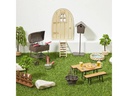 HobbyFun Mini-Utensilien Garten Zaun