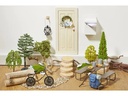HobbyFun Mini-Utensilien Laterne Schwarz