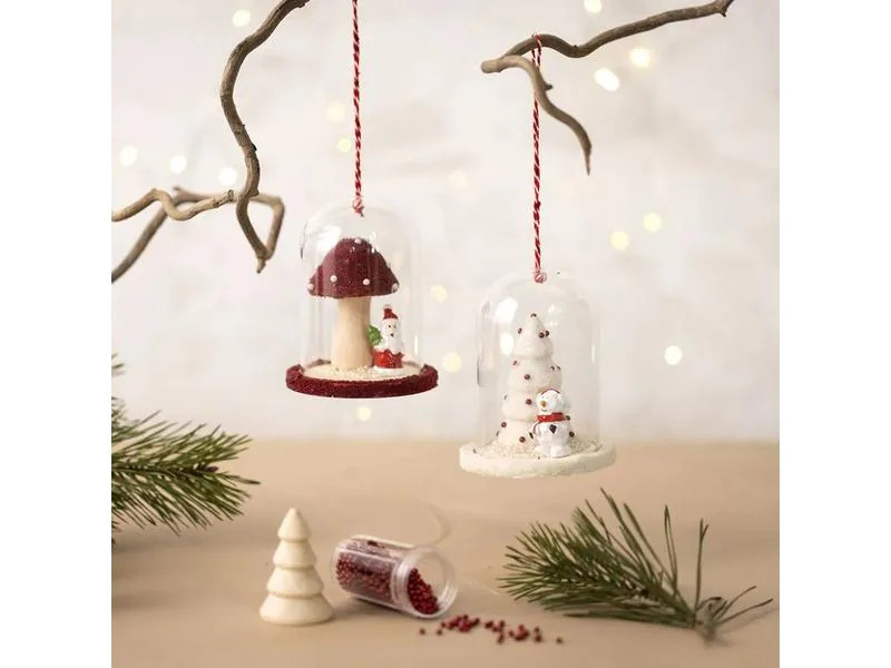 Creativ Company Holzartikel Glocke auf Holzfuss