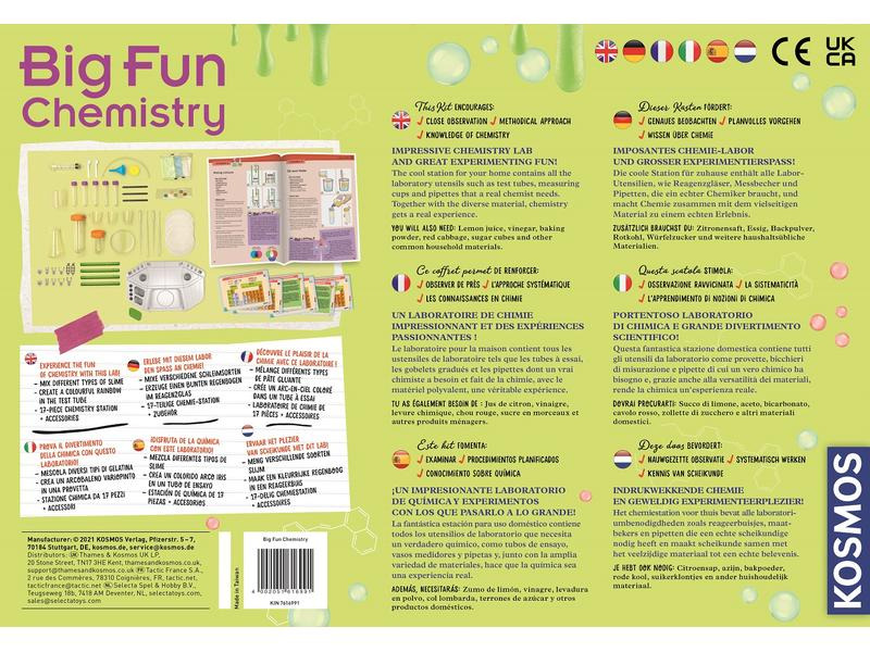 Kosmos Experimentierkasten Big Fun Chemistry