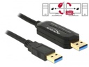 Delock Data-Link-Kabel USB 3.0 USB A - USB A 1.5 m