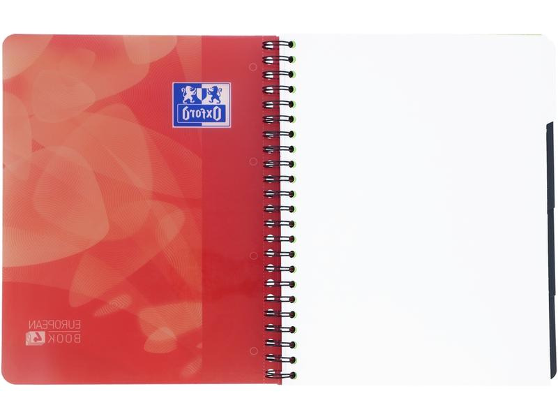 Oxford Notizheft A4+, kariert, Rot