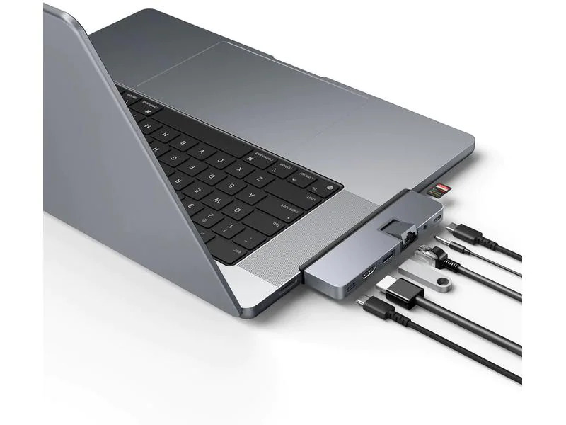 HYPER Dockingstation Hyper DUO PRO 7-in-2 USB-C Hub
