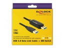 Delock Data-Link-Kabel USB 3.0 USB A - USB A 1.5 m