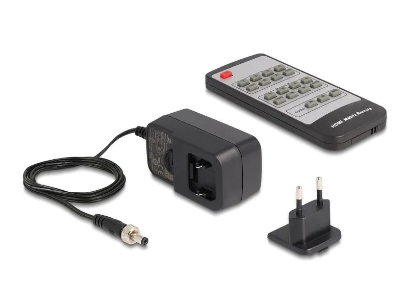 Delock Matrix Switcher HDMI 4K 60Hz mit Audio Extraktor