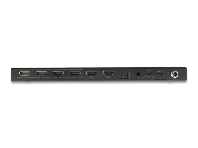 Delock Matrix Switcher HDMI 4K 60Hz mit Audio Extraktor