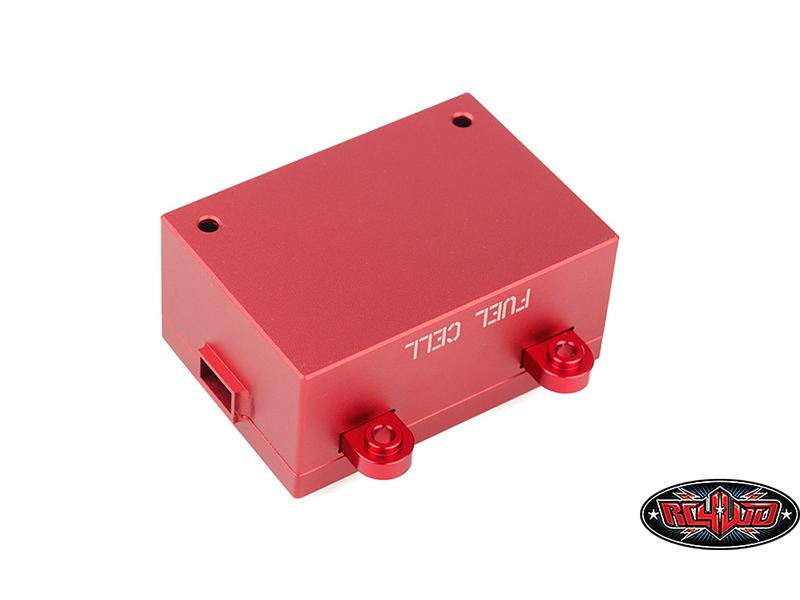 RC4WD Empfängerbox Benzintank Attrappe, Rot, Aluminium, 1:10
