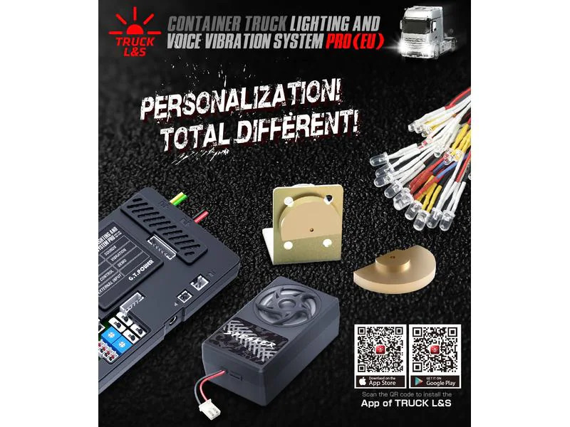 G.T. Power Multifunktionsmodul Euro Truck Pro mit ESC, Licht &amp; Sound