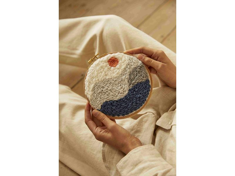 DMC Stickset Mindful Making Berggipfel, Ø 15.7 cm