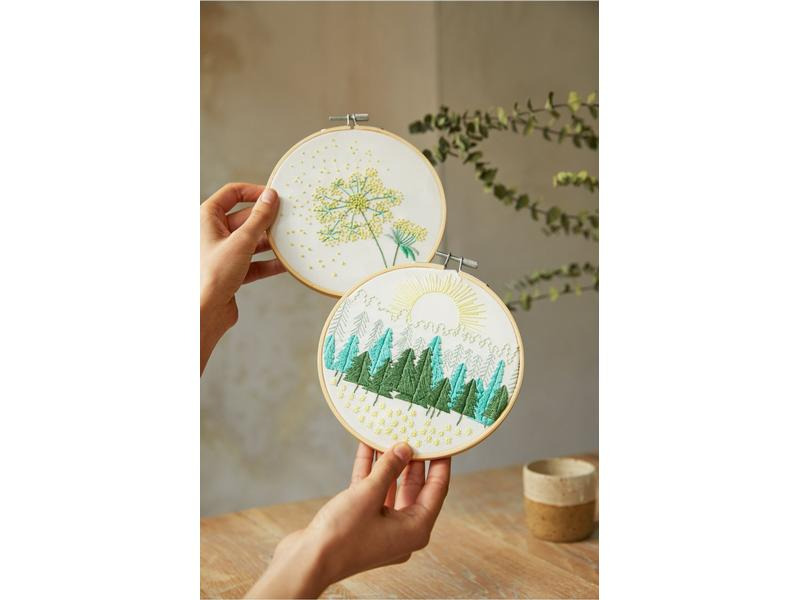 DMC Stickset Mindful Making Duo Waldspaziergang, Ø 15.7 cm