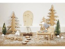 HobbyFun Mini-Utensilien Tanne mit LED, 8 cm