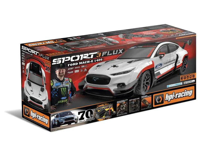 HPI Tourenwagen RS4 Sport 3 Flux Mustang Mach-E 1400 1:10, ARTR