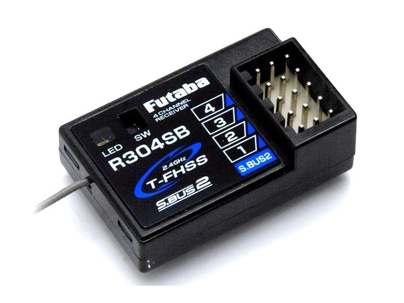 Futaba Fernsteuerung T4PM Plus, 2.4 GHz T-FHSS, Inkl. R304SBS