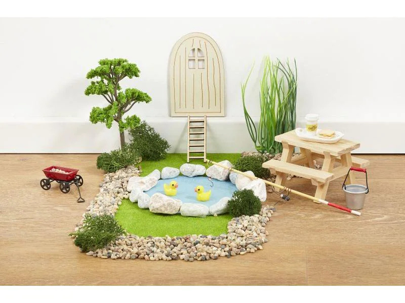 HobbyFun Mini-Utensilien Gräser 9 cm, 5 Stück