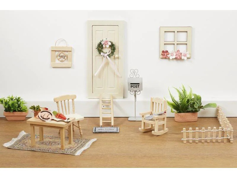 HobbyFun Mini-Utensilien Buchs I 3 cm, 6 Stück