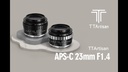 TTArtisan Festbrennweite 23 mm F/1.4