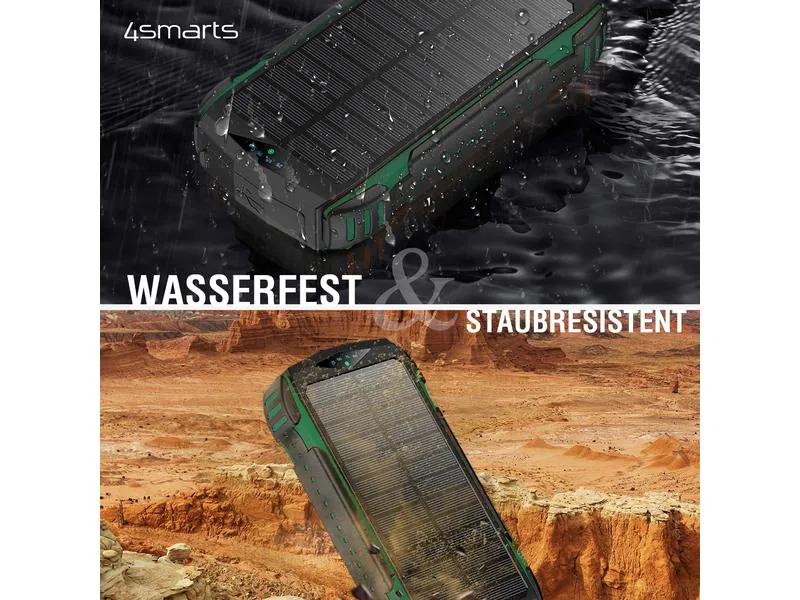 4smarts Solar-Powerbank Rugged TitanPack UltiMag 20000 mAh