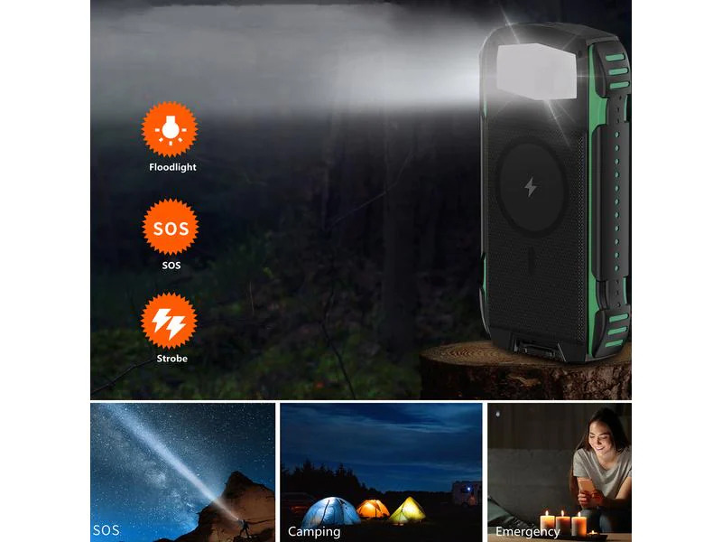 4smarts Solar-Powerbank Rugged TitanPack UltiMag 20000 mAh