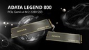 ADATA SSD Legend 800 M.2 2280 NVMe 500 GB