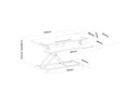 NewStar TV-/Display-Standfuss NS-WS300BLACK Schwarz