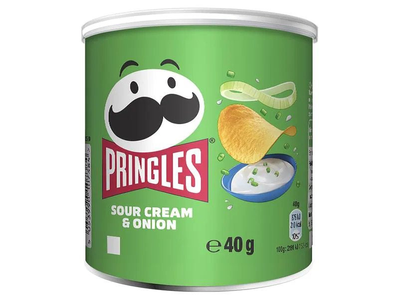 Pringles Chips Pringles Sour Cream &amp; Onion 12 x 40 g