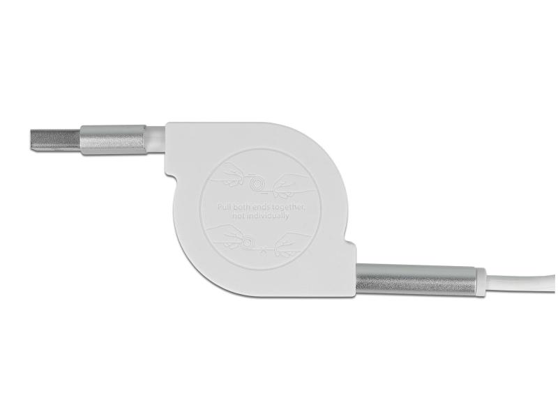 Delock USB 2.0-Kabel USB A – Lightning/Micro-USB B/USB C 0.82 m