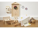 HobbyFun Mini-Utensilien Zahnputzset Rot