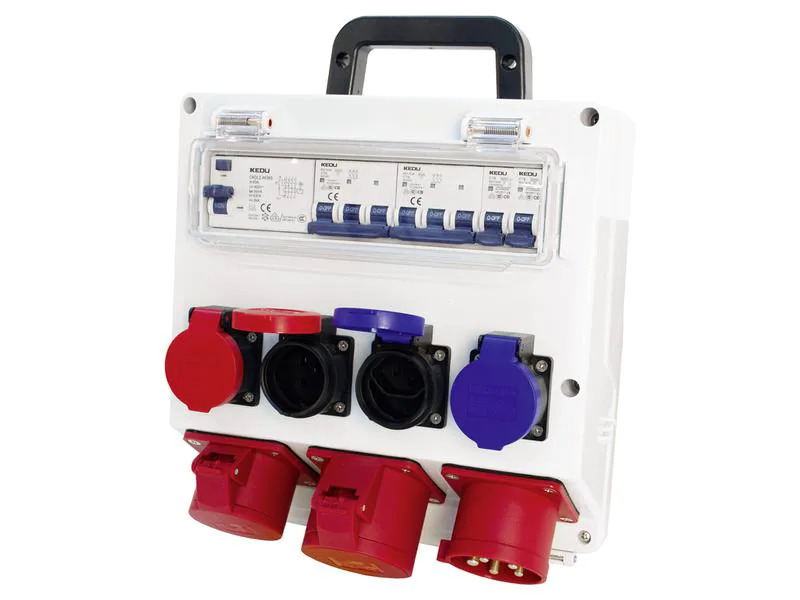 STEFFEN Baustromverteiler CEE32/5 32 A IP55 FI