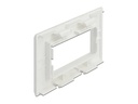 Delock Delock Easy 45 Modulträger für Geräteeinbaukanal 130 x 80 mm