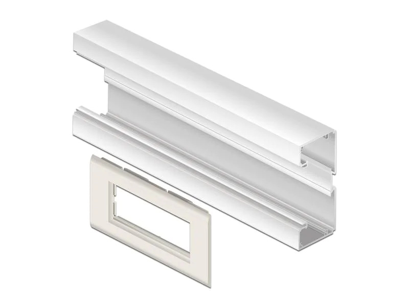 Delock Delock Easy 45 Modulträger für Geräteeinbaukanal 130 x 80 mm