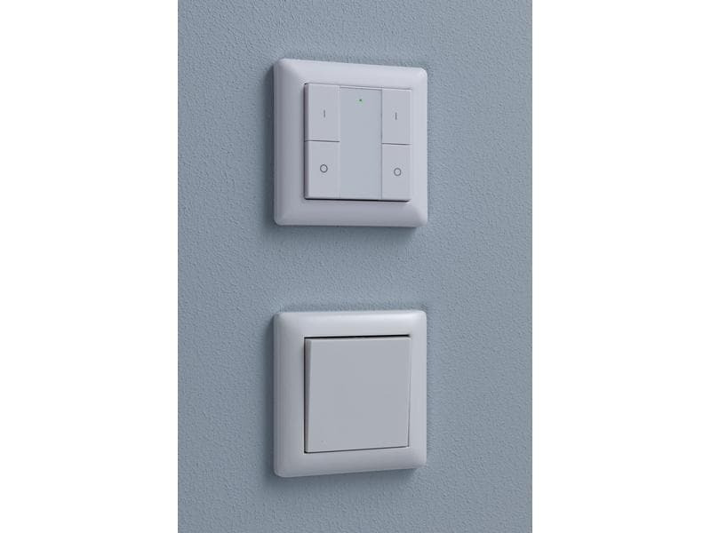 Paulmann Funk-Wandtaster ZigBee On / Off / Dimmer, Weiss