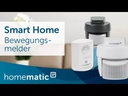 Homematic IP Smart Home Funk-Bewegungsmelder mit Dämmerungssensor Aussen