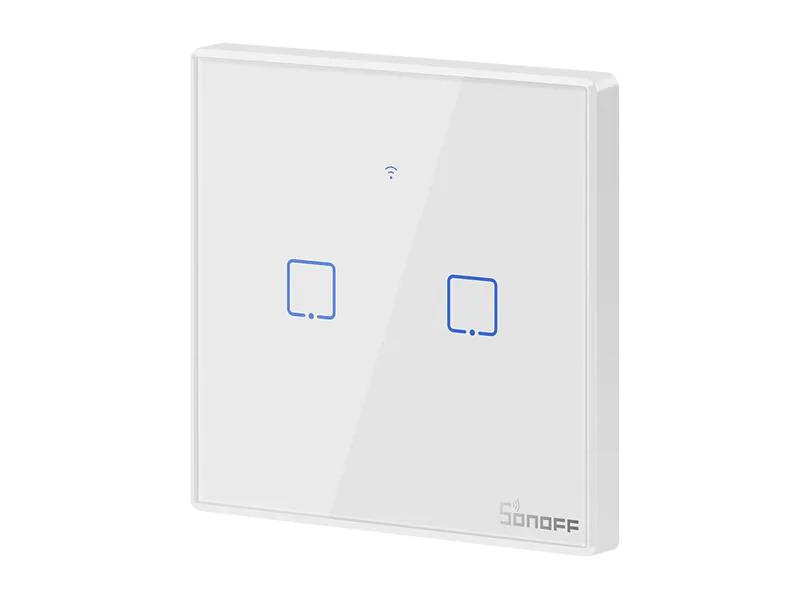 SONOFF Lichtschalter T2EU2C-TX WiFi-RF, 2-fach