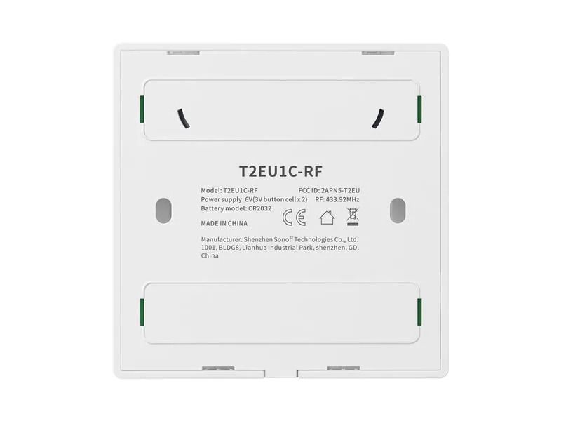 SONOFF RF-Lichtschalter T2EU2C-RF