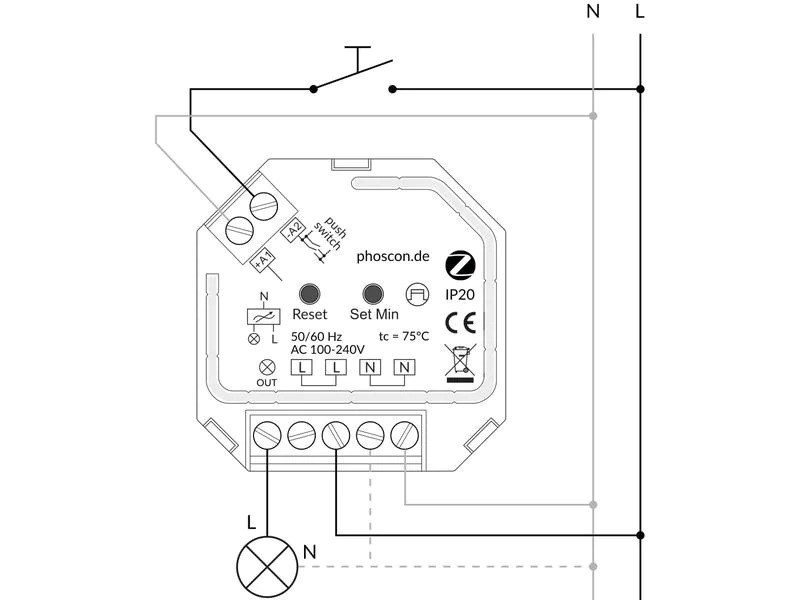dresden elektronik Phoscon Kobold Zigbee Dimmaktor 400 W