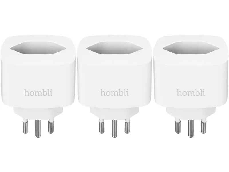 hombli Smart Socket CH, Weiss, 3er-Set